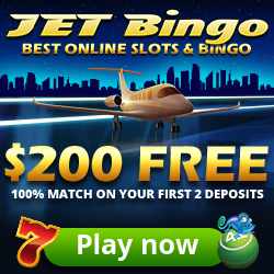 Jet Bingo $200 FREE