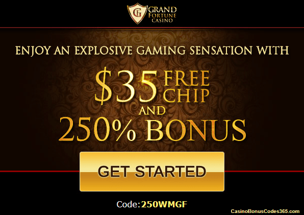 Grand Fortune Casino $35 FREE Chip Welcome