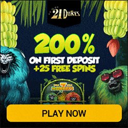 21 Dukes 65 FREE Spins on sign up