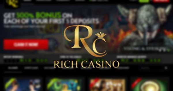 Rich Casino newest offer 65 FREE spins on sign up