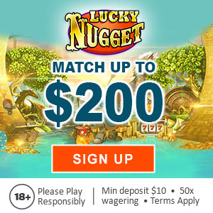 Lucky Nugget up to $200 welcome bonus