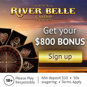 River Belle Casino offers $800 BONUS