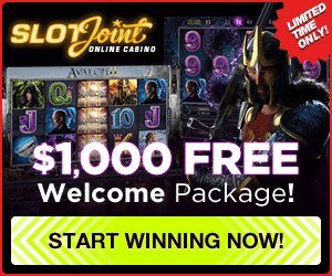 Slot Joint Casino $1000 free welcome bonus
