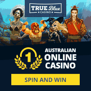 True Blue Casino 33 FREE spins