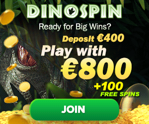 Dinospin Casino 100 FREE Spins