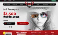 Red Stag screen shot offering 37 free spins