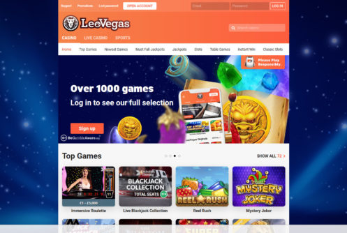 Leo Vegas Screenshot