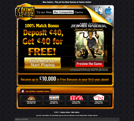 Casino Action is a Microgaming online casino with an epic bonus