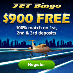 Jet Bingo online offers Canadian players a $900 FREE bonus offer and 10% cashback. Play the top game Wild Lion.