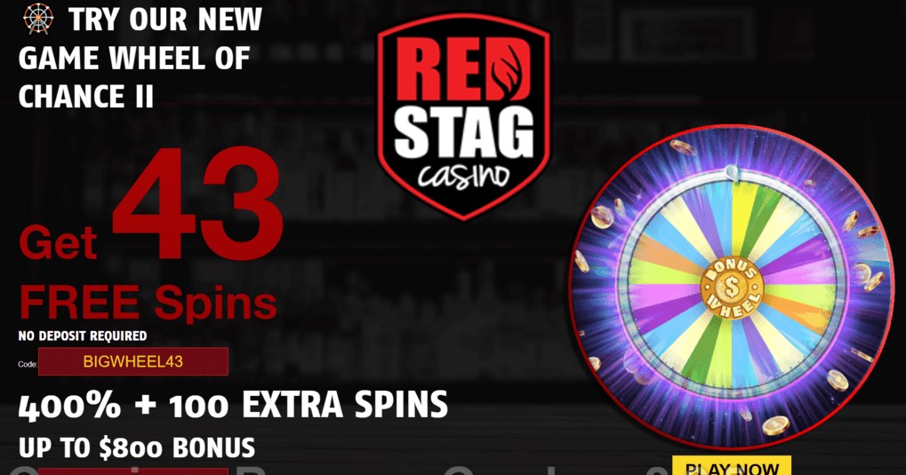 43 Spins on the Big Wheel at Red Stag Casino