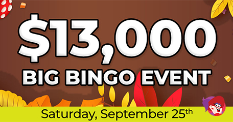 Bingo Fest bingo September tournament. big bingo event.