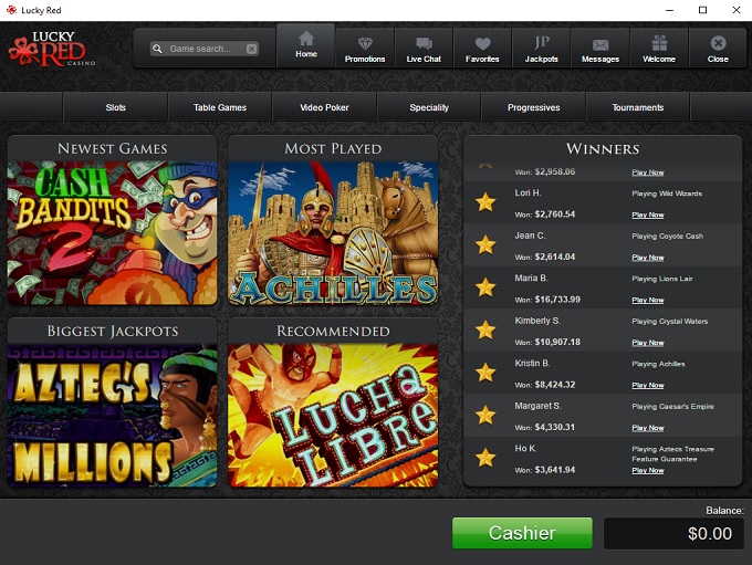 Lucky Red online casino is a great RTG casino for layers looking for casino excitement.