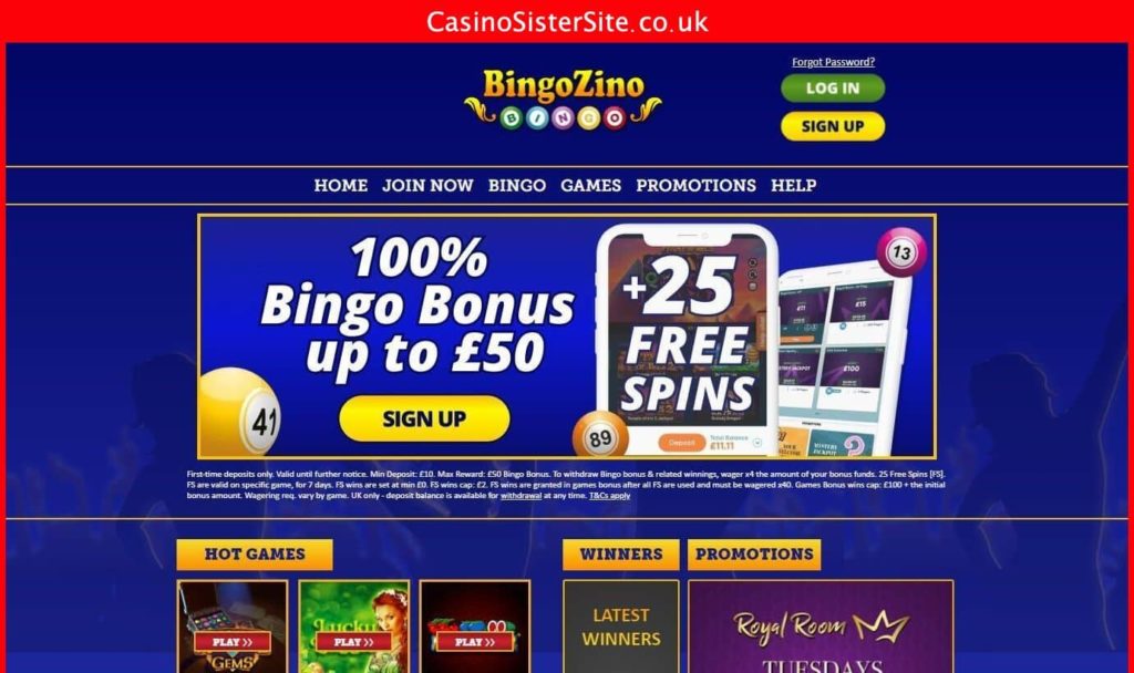 BingoZino online bingo at it's finest! Get up to 200 free bingo tickets with deposit.