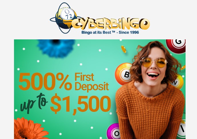 Cyber Bingo sing 1996 up to 1500 free bonus